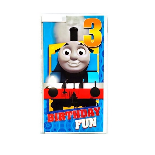 Thomas 3:e födelsedagskort En storlek Flerfärgad Multicoloured One Size