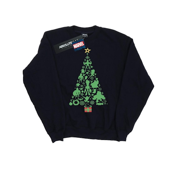 Marvel Julgranströja för män Avengers 4XL Marinblå Navy Blue 4XL
