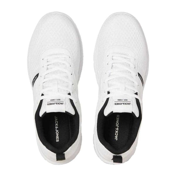Jack And Jones Herr Mesh Snörskor 7 UK Vit White 7 UK