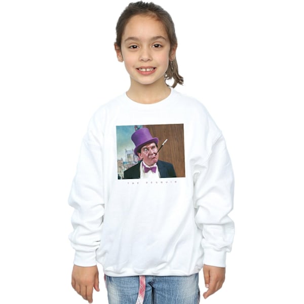 DC Comics Girls Batman TV-serien The Penguin Photograph Sweatshirt White 9-11 Years