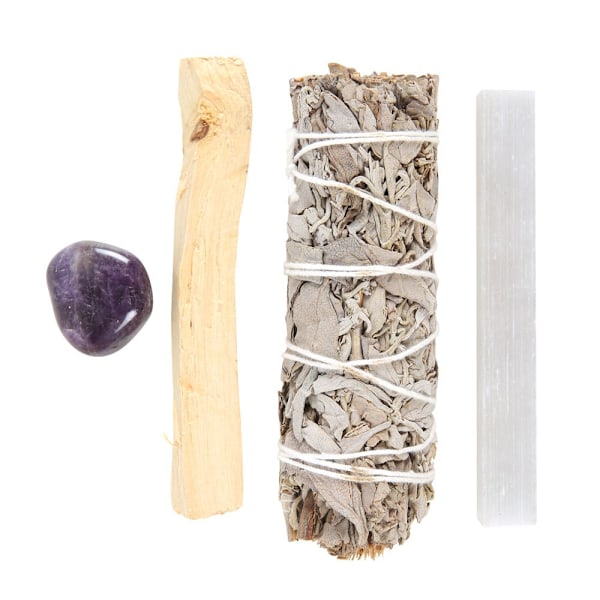 Something Different Amethyst Smudge Kit One Size Violet/Brown Violet/Brown One Size