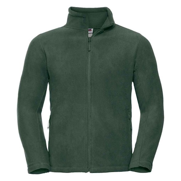 Russell Herr Fleecejacka för män utomhus 4XL Flaskgön Bottle Green 4XL