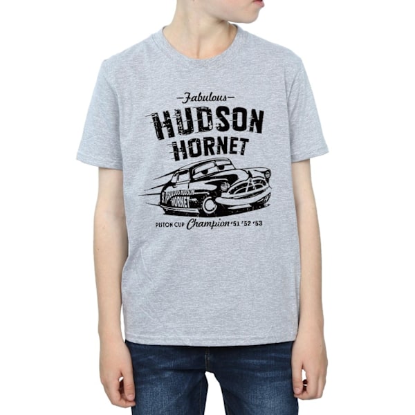 Disney Boys Cars Hudson Hornet T-shirt 7-8 år Vit White 7-8 Years