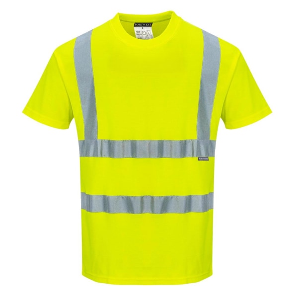 Portwest Herr bomull Hi-Vis T-shirt 3XL gul Yellow 3XL