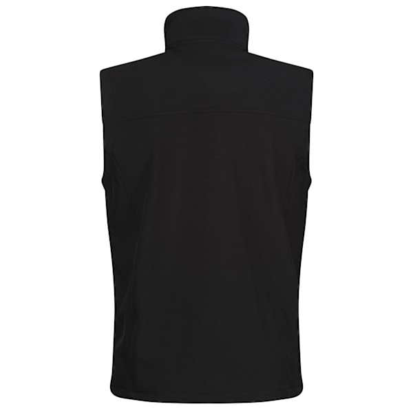 Regatta Flux Softshell Bodywarmer / Sleeveless Jacka (Vattenavvisande & Vindtät) för Herr All Black S