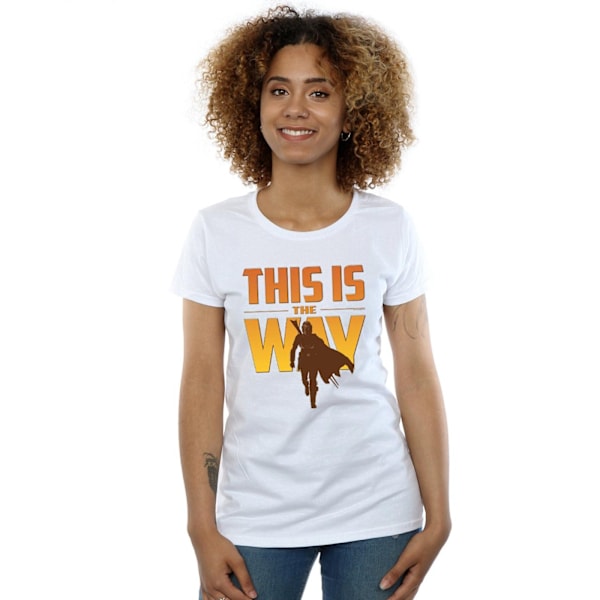 Star Wars Dam/Damer The Mandalorian This Is The Way Bomull White XXL