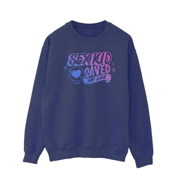 Netflix Mens Sex Education Sex Kid Blend Sweatshirt M Marinblå Navy Blue M