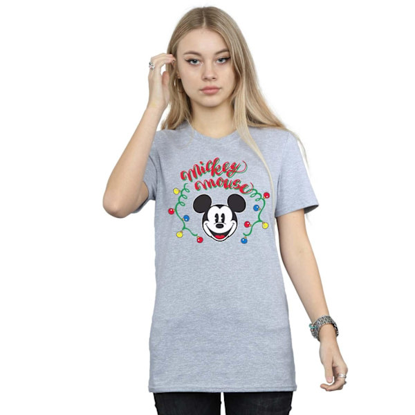 Disney Dam/Damer Mickey Mouse Julgransljus Bomull White M