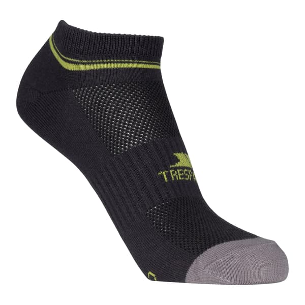 Trespass Unisex Vuxna Isolate Coolmax Träningsstrumpa (2-pack) Platinum/Dark Grey 7-11 UK