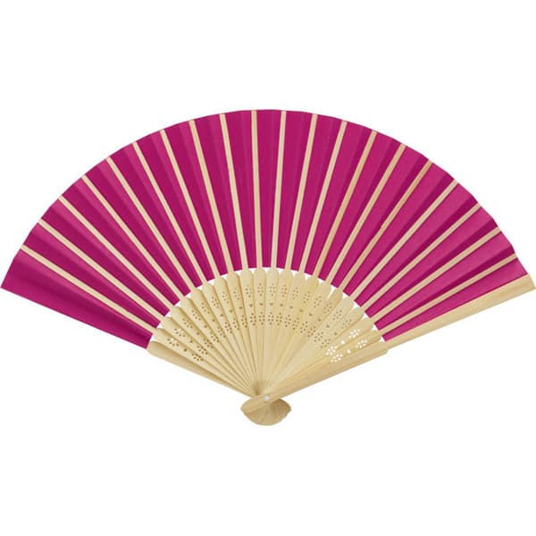 Carmen Bambu Handhållen Fläkt One Size Rosa Pink One Size