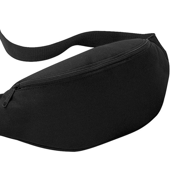 Bagbase Justerbar Bältesväska (2,5 Liter) (2-pack) One Size B Black One Size