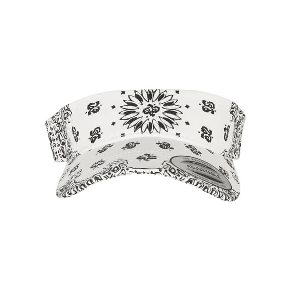 Flexfit Bandana Visor One Size Vit/Svart White/Black One Size