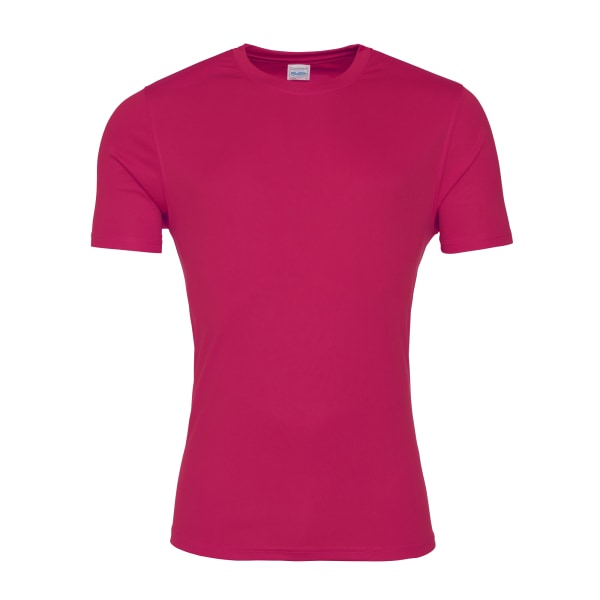 AWDis Just Cool Slät Kortärmad T-shirt för män L Lila Purple L