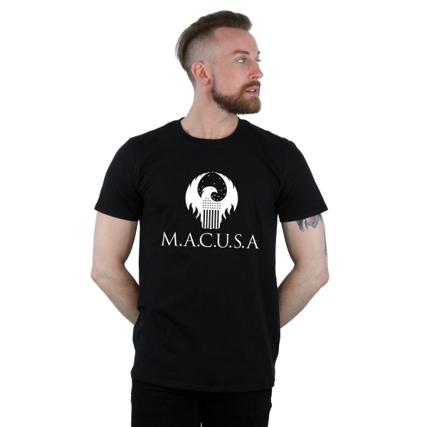 Fantastic Beasts Herr MACUSA Logotyp T-shirt S Svart Black S
