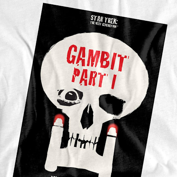 Star Trek Herr The Next Generation Säsong 7 Avsnitt 4 T-Shirt 5 White 5XL
