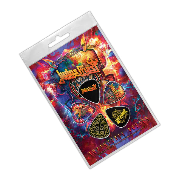 Judas Priest Invincible Shield Plektrum (5-pack) One Size Mu Multicoloured One Size