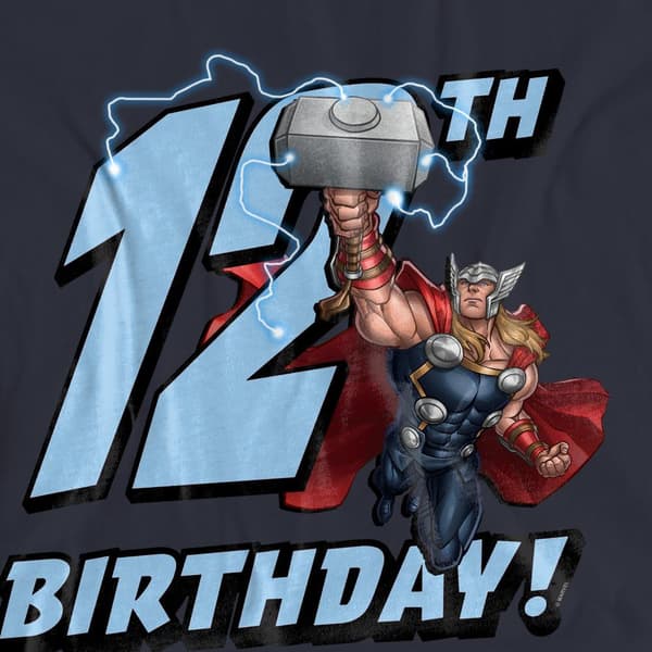 Thor Dam/Dam 12-årsdag T-shirt S Deep Navy Deep Navy S
