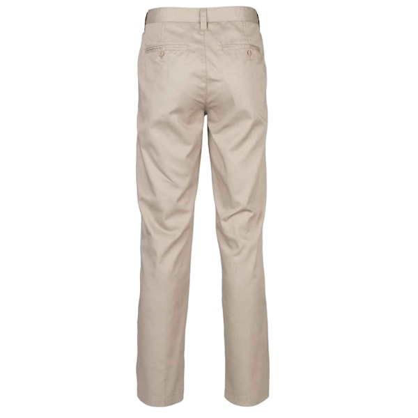 Henbury Dam/Damkläder Platta Framtill Byxor 12 UK L Sten Stone 12 UK L