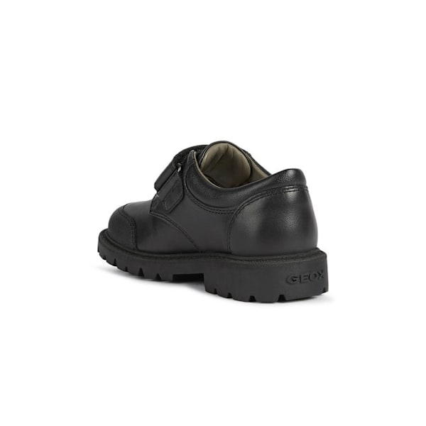 Geox Boys Shaylax Single Strap Läderskolskor 12.5 UK Chi Black 12.5 UK Child