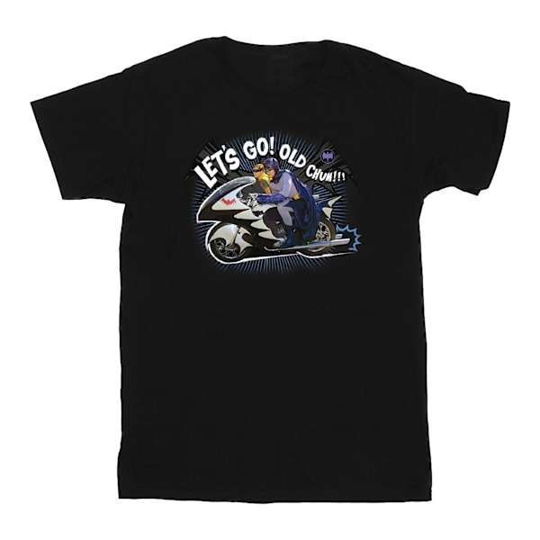 DC Comics Boys Batman TV-serie Bat Bike T-shirt 9-11 år Bla Black 9-11 Years