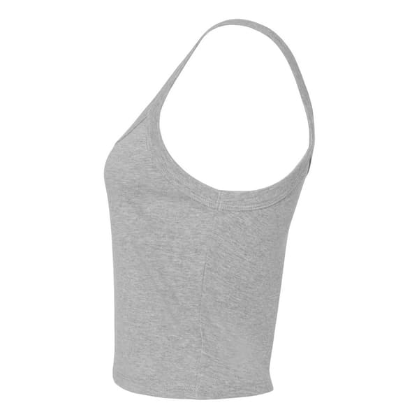 Bella + Canvas Dam Micro-Rib Strappy Linne M Athle Athletic Heather M