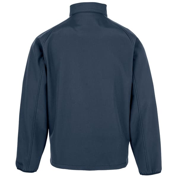 Result Genuine Recycled Herr Soft Shell Jacka för Tryck S Marinblå Navy S
