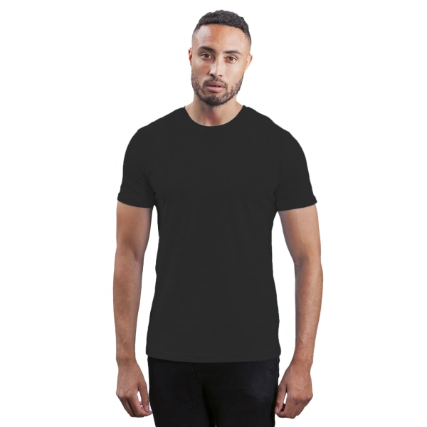 Mantis Kortärmad T-shirt för män XS Kolgrå Melange Charcoal Grey Melange XS