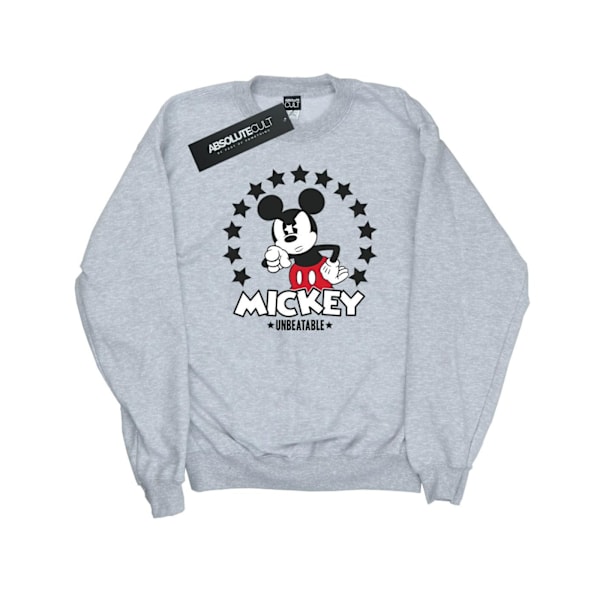 Disney Herr Mickey Mouse Unbeatable Sweatshirt XL Sports Grey Sports Grey XL