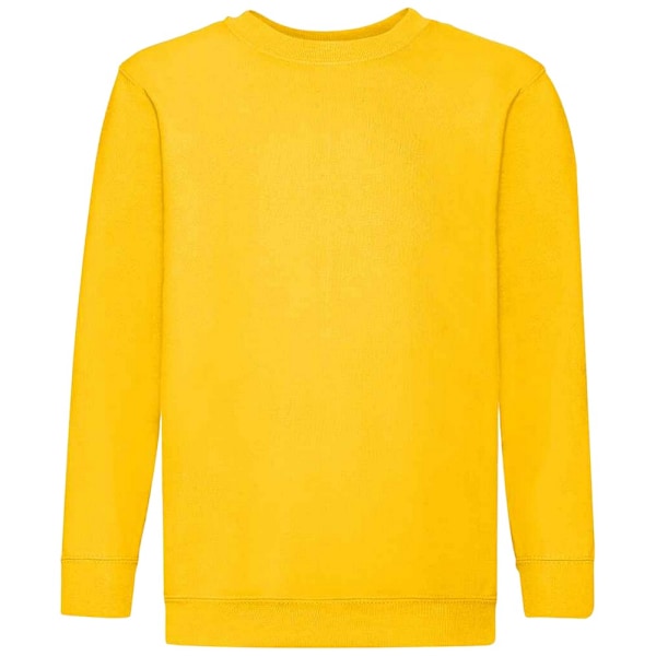 Fruit of the Loom Barnkläder för Barn/Juniorer Klassisk Drop Shoulder Sweatshirt Sunflower 12-13 Years
