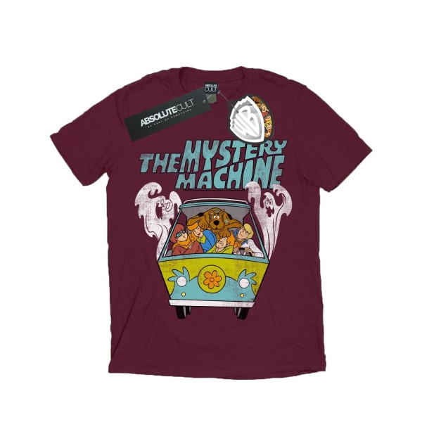 Scooby Doo Girls Mystery Machine T-shirt bomull 12-13 år Bur Burgundy 12-13 Years