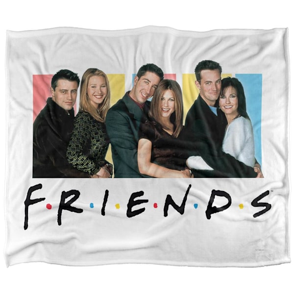 Friends Gruppbild Filt One Size Flerfärgad Multicoloured One Size