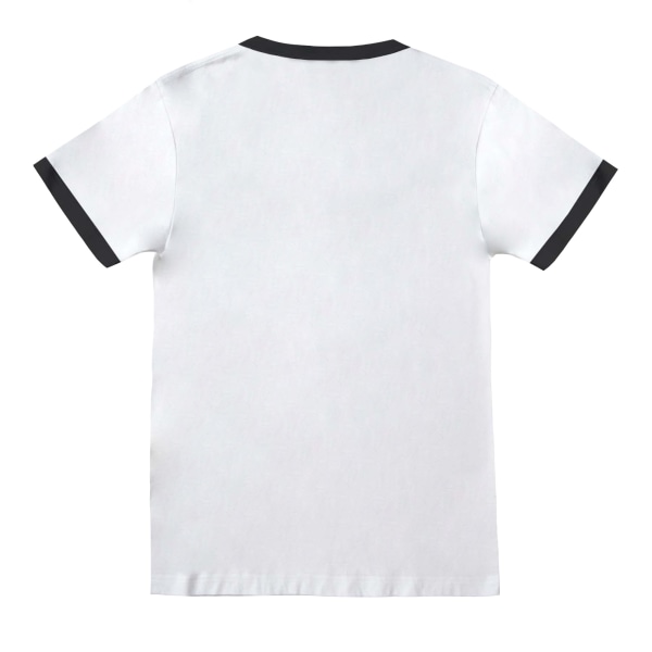 Jurassic Park Unisex Vuxen Ringer Japansk logotyp T-shirt M Vit White M