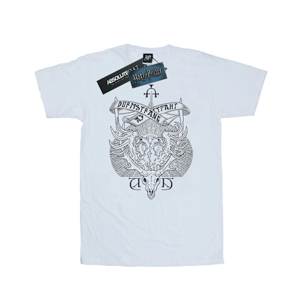 Harry Potter Herr Durmstrang Institute Crest T-shirt M Vit White M