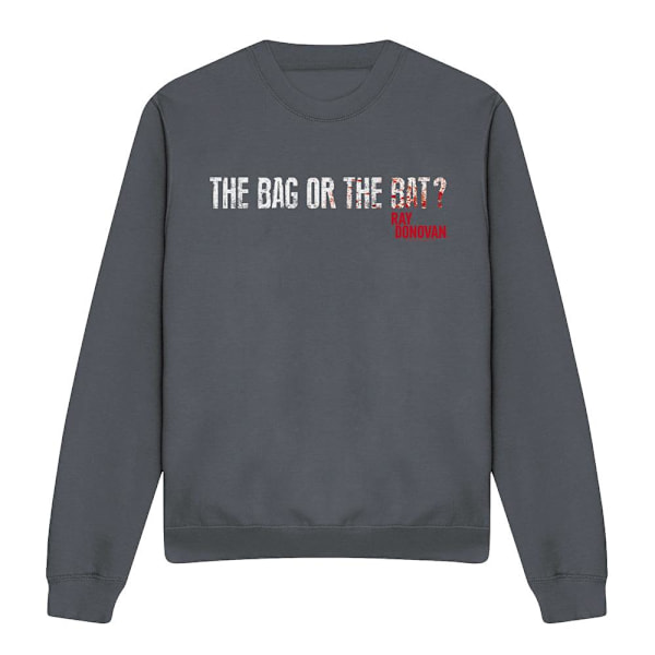 Ray Donovan Unisex Vuxen Väska Eller Fladdermus Sweatshirt XL Kolgrå Charcoal XL
