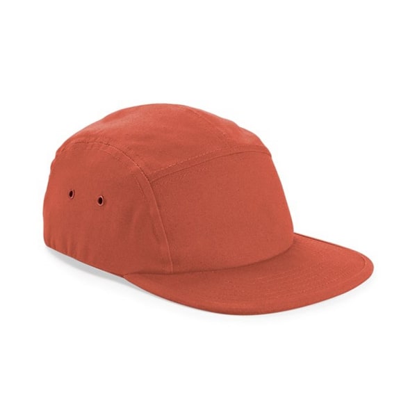 Beechfield 5 Panel Canvas Cap One Size Terracotta Terracotta One Size