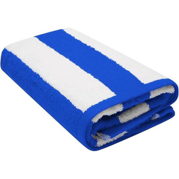 K Collection Randigt Strandhandduk (2-pack) One Size Blå Blue One Size