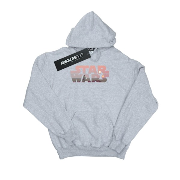 Star Wars Herr Tatooine Logo Hoodie XXL Sports Grey Sports Grey XXL
