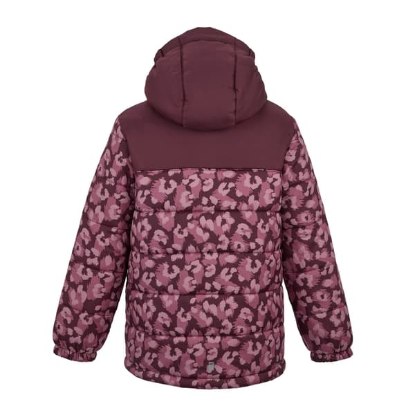 Regatta Barn/Kids Lofthouse Leopardmönstrad Vadderad Jacka 15 Fig/Violet 15-16 Years