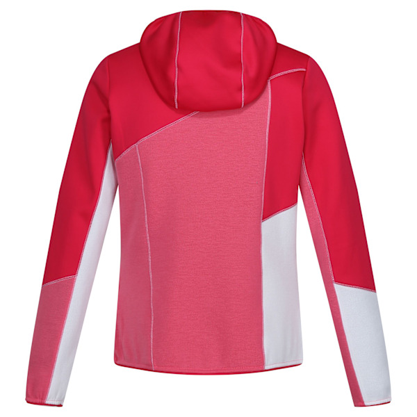 Regatta Dam/Kvinnor Walbury VII Marl Full Zip Fleece Jacka 8 Pink Potion/Flamingo Pink/White 8 UK