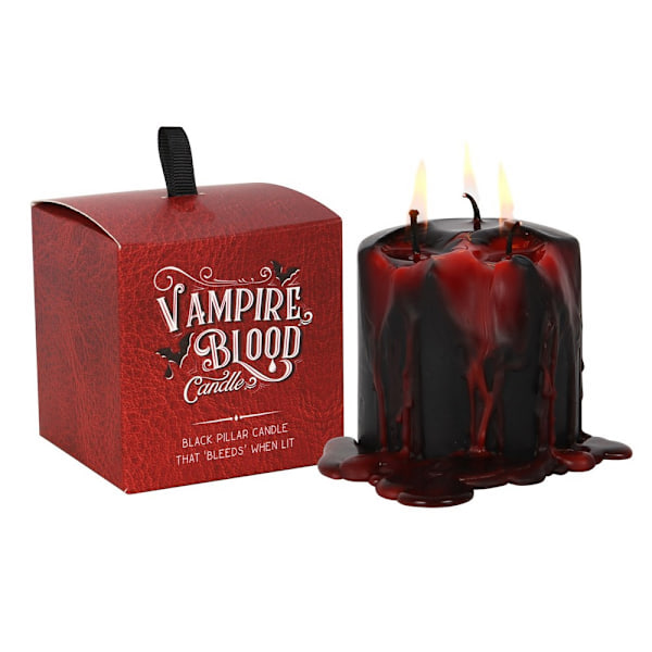 Något Annorlunda Vampyr Blod Pelare Ljus En Storlek Röd/Svart Red/Black One Size