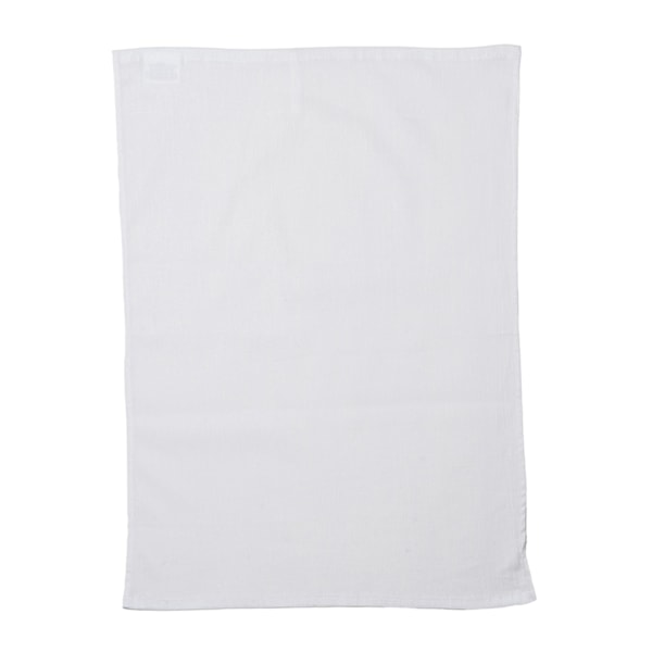 Towel City Enfärgad Diskhandduk En Storlek Vit White One Size