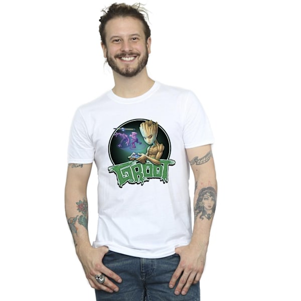 Marvel Herr Guardians Of The Galaxy Groot Gaming Ring T-Shirt 5 White 5XL