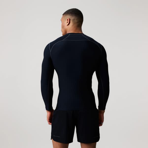 Canterbury Långärmad Baselayer Topp för Herr S Svart/Vit Black/White S