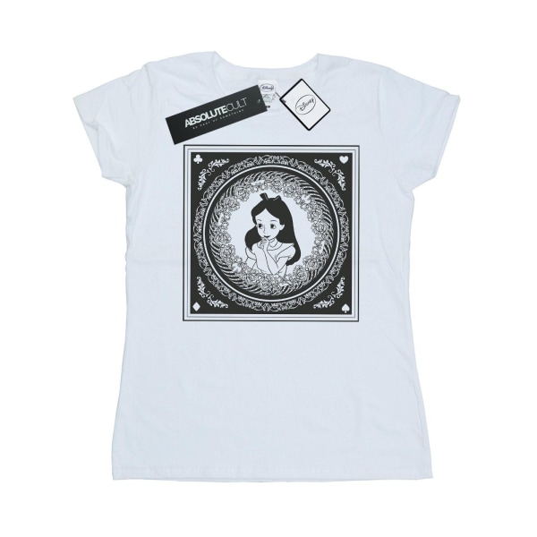 Disney Womens/Ladies Alice In Wonderland Box Bomull T-shirt M W White M