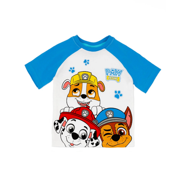 Paw Patrol Pojkar Tryckt Kortärmad Pyjamas Set 18-24 Månader B Blue/White 18-24 Months