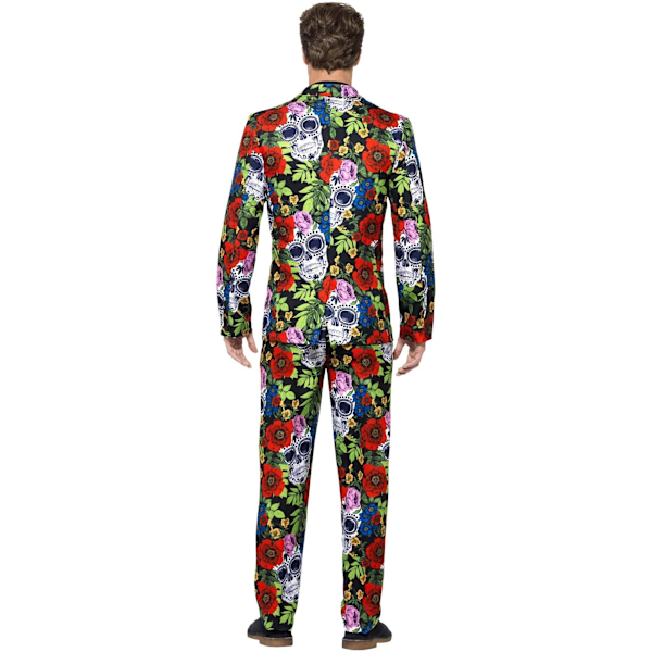 Smiffys Herr Day Of The Dead Kostym M Flerfärgad Multicoloured M
