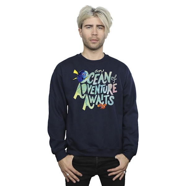 Disney Finding Dory Ocean Of Adventure Sweatshirt M Navy B Navy Blue M