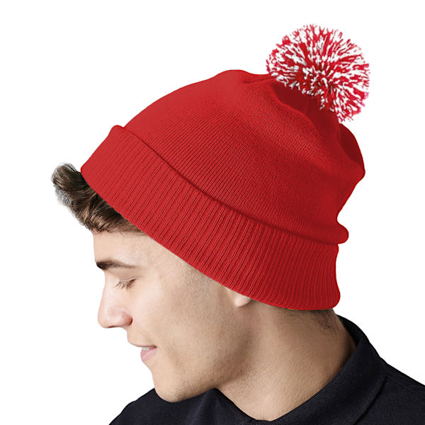 Beechfield Unisex Vuxenmössa En Storlek Klassisk Röd/Vit Classic Red/White One Size