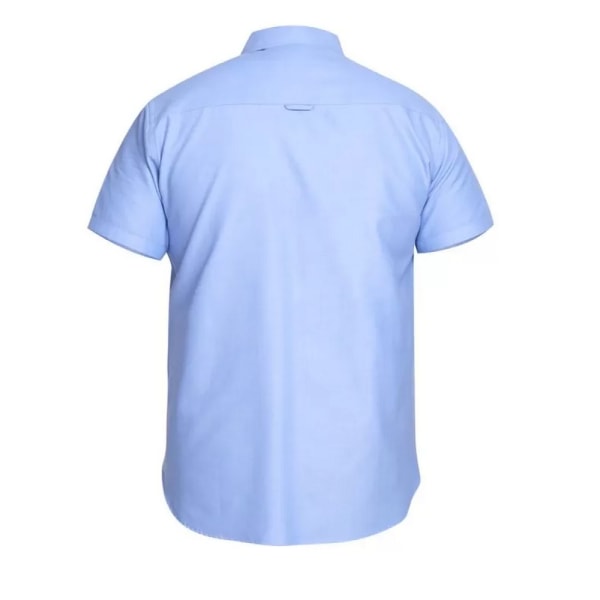 D555 Herr James Oxford Kingsize kortärmad skjorta 8XL Sky Blu Sky Blue 8XL
