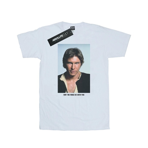 Star Wars Herr T-shirt Han Solo May The Force 3XL Vit White 3XL